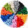 Маленькая деталь строительного блока, основной кирпич, 250 г, смешанный набор деталей, аксессуары для детских игрушек