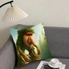 Tung Sahur Tralalero Tralala Cushion Cover Pillowcase Ultra Soft Skin Friendly Fabric Cloud Like Comfort Concealed Zipper