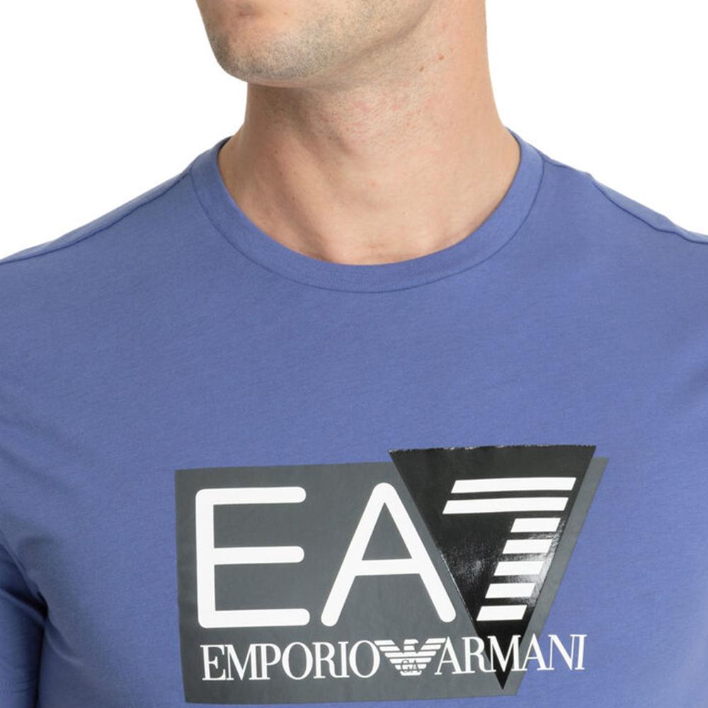 EMPORIO ARMANI EA7 T Shirt Men's Blue 3DPT81-PJM9Z-1557