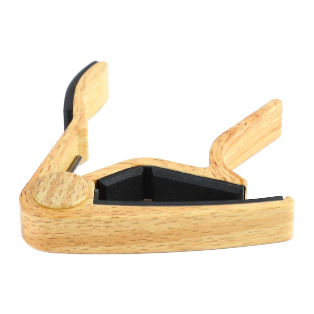 Гитарный каподастр из алюминиевого сплава, твердая древесина, акустическая электрогитара, укулеле, тюнинговый зажим