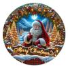 Santa Claus Wooden Sign  Charming Wall Hanging Decor for Home Kitchen  Dining Room  Perfect Farmhouse Gift