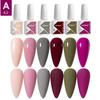JTING 15ml 6PCS/box Soak Off UV LED Colors Nail Gel Polish OEM Customized Private Label Enamel Gel Nail Polish Varnish Set