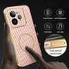 For Realme GT 7 Pro 5G Phone Case Carbon Fiber Textured Electroplated TPU Back Cover