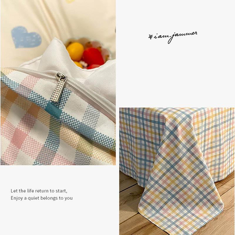 Печатная кровать, одиночные листы из четырех частей, набор домов для домашних кроватей