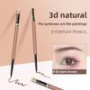The Star Diamond Double-headed Eyebrow Pencil with A Small Cutter Core Is Long-lasting Waterproof and Does Not Fade