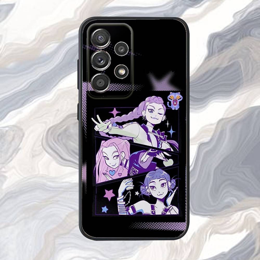 Чехол для телефона KPOP D-Demon-ns H-Hunters для Samsung S25, S24, S21, S22, S23, S30, Ultra, S20, Plus, Fe, Lite, Note, 10, 9, 5G Черный