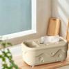 Plastic Tissue Holder Kawaii Paper Storage Box Cute Cheese Tissue Box  Office