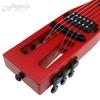 Anygig Portable Travel Electric Guitar 82CM Cherry Full Scale with Gig Bag for Right Handed 1.6KG 25.5"