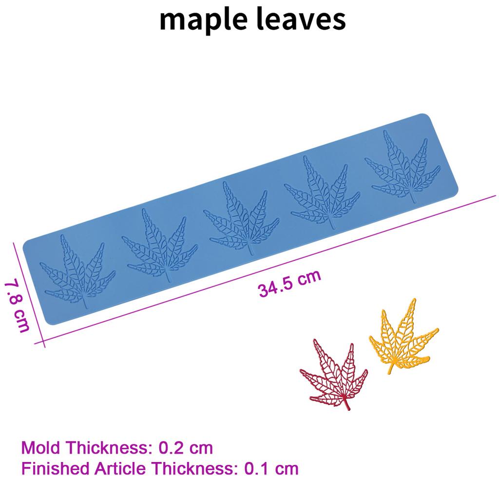 Форма одуванчика, кленового листа, форма для сахарного кружева, форма для мастики, цветок розы, силиконовая форма для украшения торта