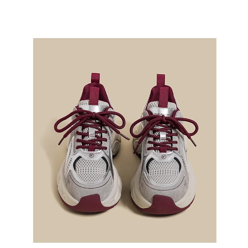 Dad Shoes Women's Spring New Versatile Breathable Casual Shoes Sports Shoes Small Height-increasing Platform Women's Shoes