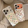 Маленькое сердце подходит для чехла на мобильный телефон Apple 17promax iphone16 блестящий корейский простой 13 полноразмерный 15 противоударный