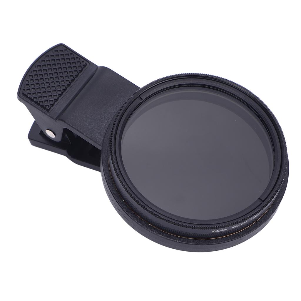 ND2-400 Phone Lens Filter 52mm Clip On Variable Neutral Density ND Filter for 15 14 13 Smartphones