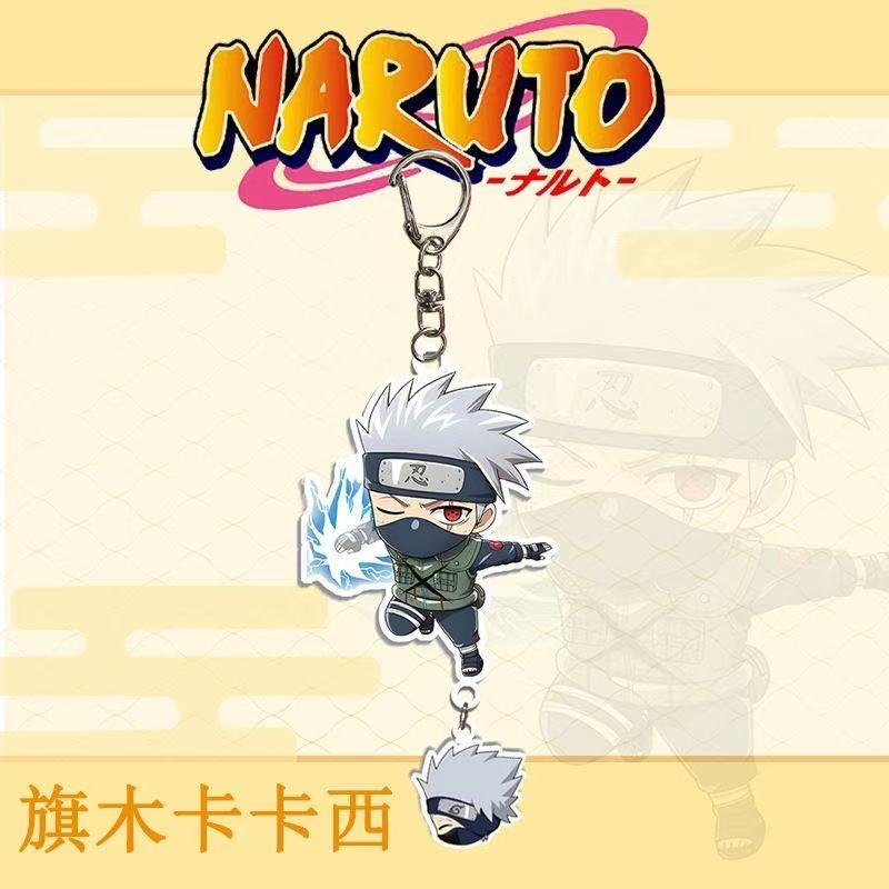 Аксессуары для акриловых брелоков Аниме Наруто Брелок для ключей с рисунком из мультфильма Узумаки Наруто