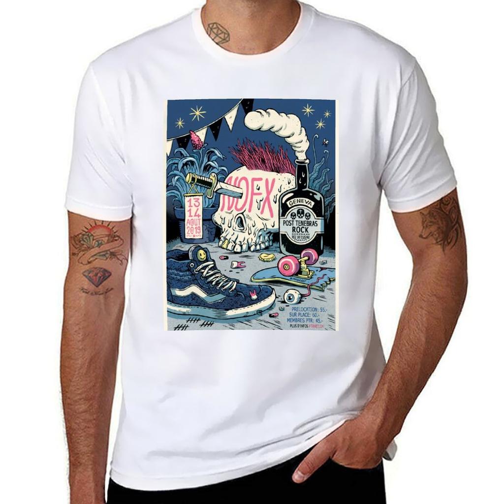 tour Punk Drublic world NOFX In TShirt Casual Loose Fit Short Sleeve TShirt