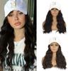 Synthetic Long Wavy Hat Wig Extension Baseball Cap High Temperature Resistant For Women Daily Cosplay