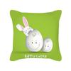 Green Easter Pillow Cover Ins Rabbit Easter Egg Cushion Cover Home Decoration Supplies Pillow Cover
