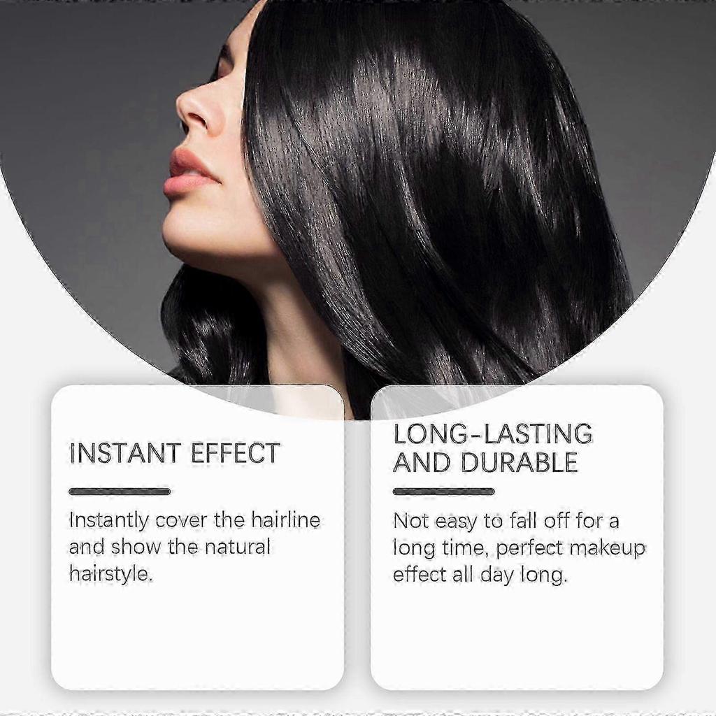Natural Hair Concealer, 1pcs Brown Black, Long-Lasting, Easy to Clean with Hyaluronic Acid & Centella Extract