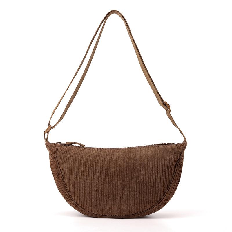 Corduroy Crossbody Bags Women Ladies Large Capacity Shoulder Bag Fashion Purse Handbags Solid Color Women Messenger Bag