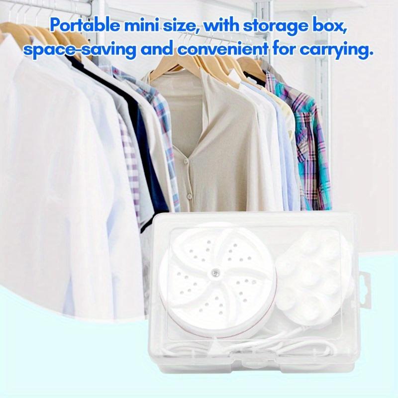 Mini Washing Machine Portable Turbine Washer Portable Washing Machine with USB and Speed Control for Travel Business Trip