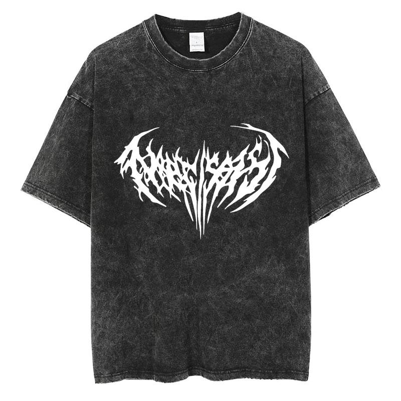 Rapper Playboi Carti Music Album Die Lit Washed Tshirt Men Women Hip Hop Popular Tees Fashion Gothic Tshirts Cotton Streetwear