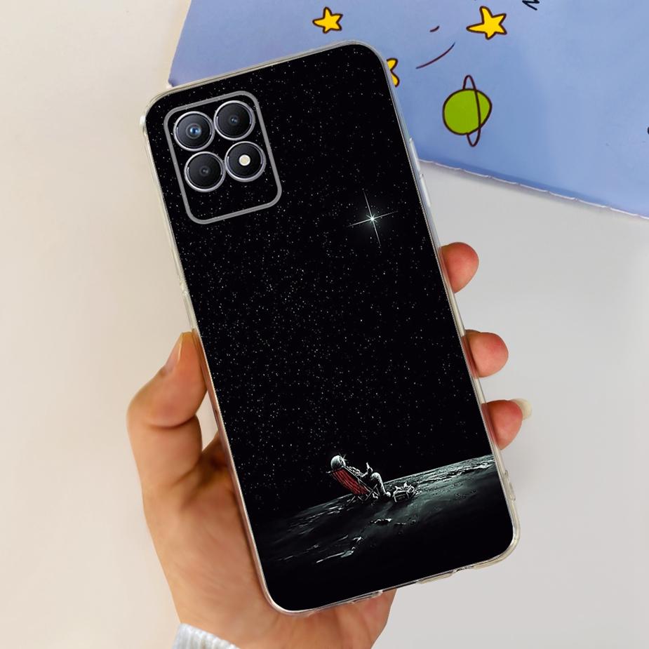 Чехол для Realme 8i Чехол для Realme 8 Pro Милый Мультяшный Чехол Прозрачный Силиконовый Мягкий Чехол для Телефона Для Realme8 Pro Realme 8 5G 8i Задняя Крышка Сумки