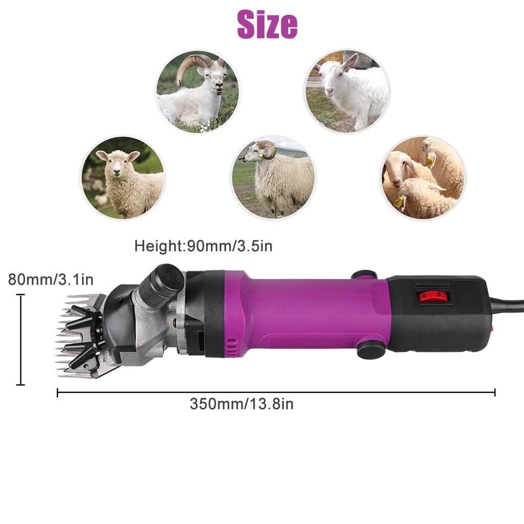 1500 Вт 2800 об/мин 110 В/220 В 6 скоростей электрическая машина для стрижки овец и коз машинка для стрижки сельскохозяйственных ножниц резак для шерсти ножницы для резки машины