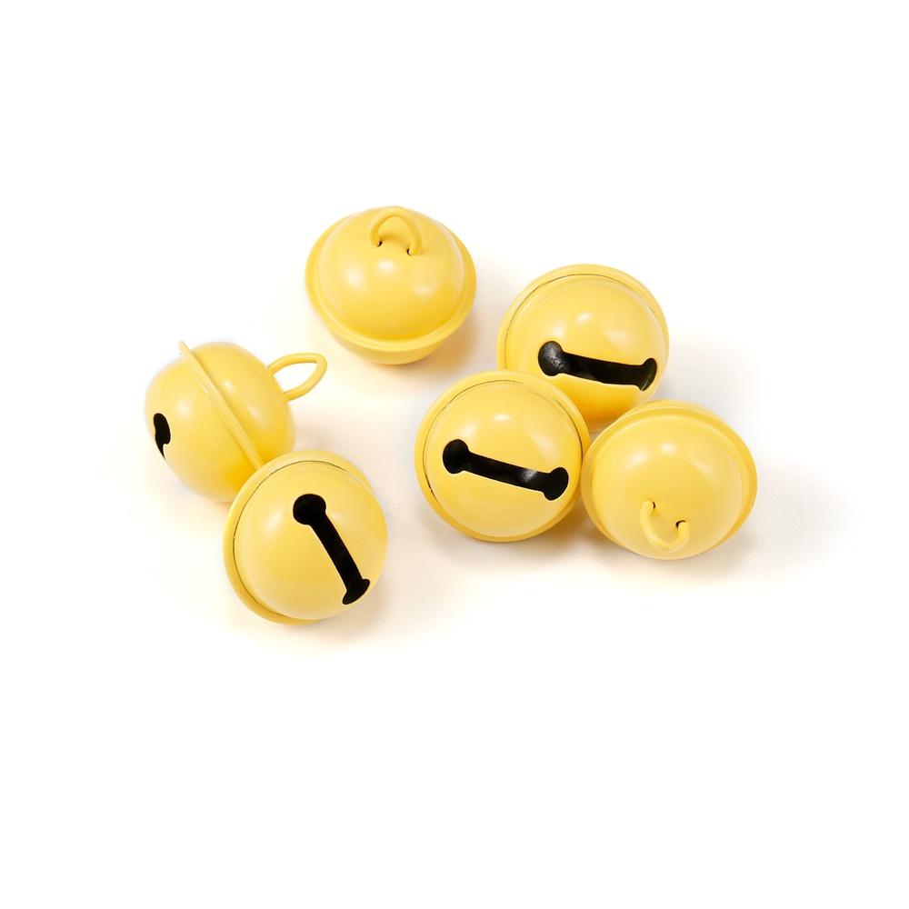 6Pcs Jingle Bells Aluminum Loose Beads Christmas Jingle Bell Pet Charm Bell Festival Party Decoration For DIY Making Supplies