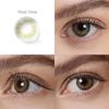 FreshGo Контактные линзы Natrual Color для глаз, косметика, серые контактные линзы для глаз, 1 пара цветных линз для ежегодных красавиц