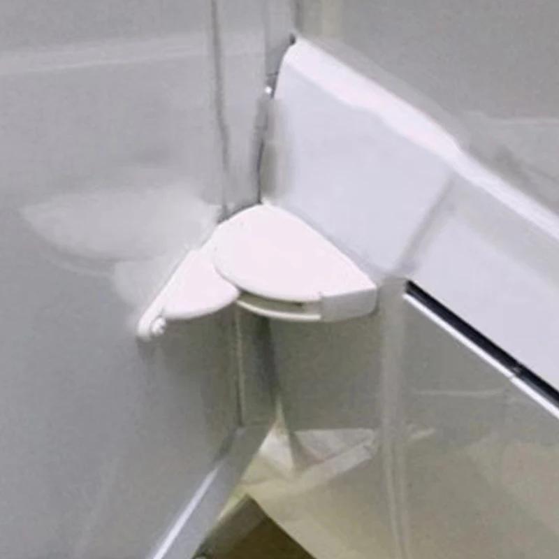 Black/White Door Stopper Clip Nylon Cabin Door Suction Retainer Catch Caravan Motorhome Boat Camper Modified Accessories