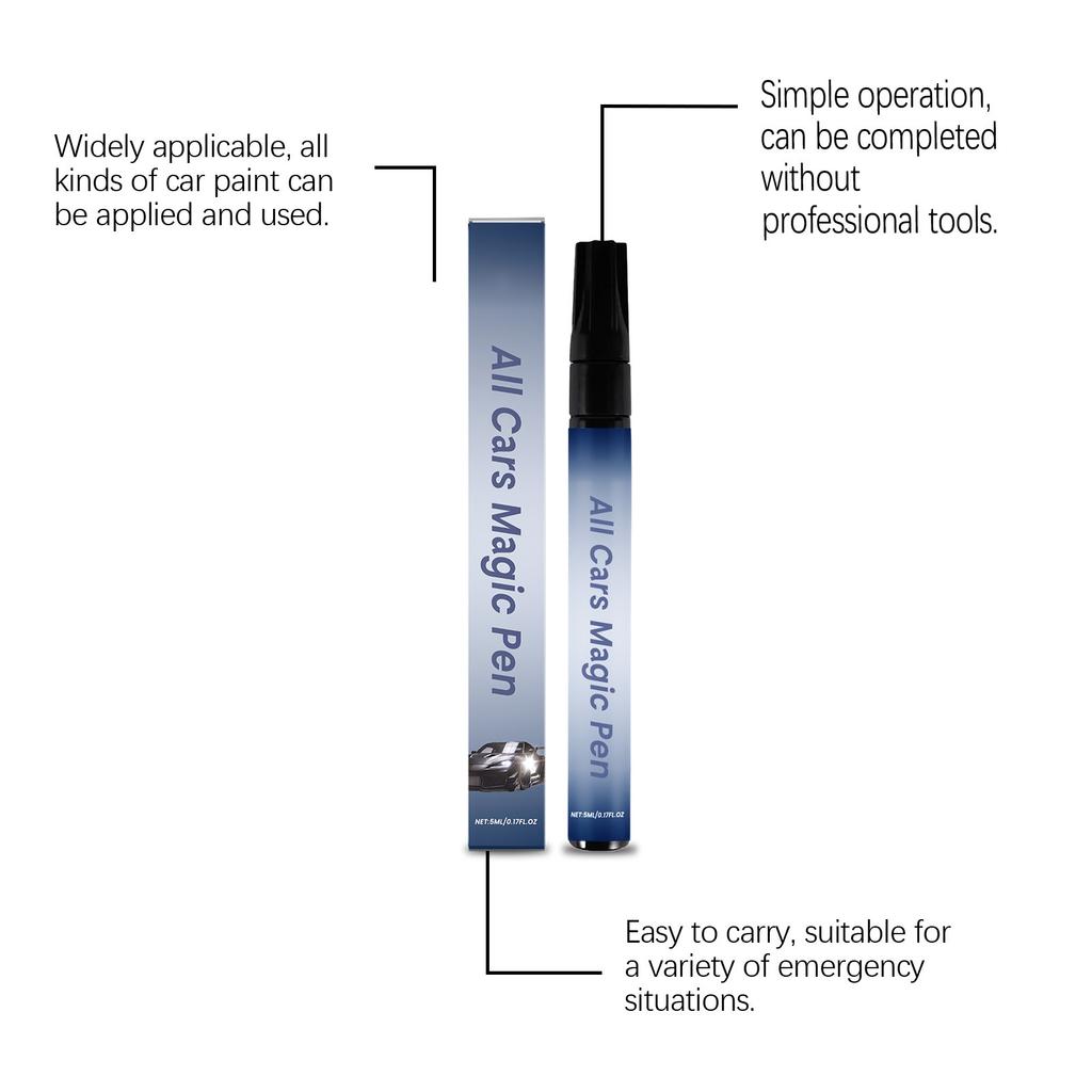 Glossy Car Scratch Repair Pens Auto Scratch Remover Quick Dry Auto Paint Touch Up Waterproof for Easy Maintenance