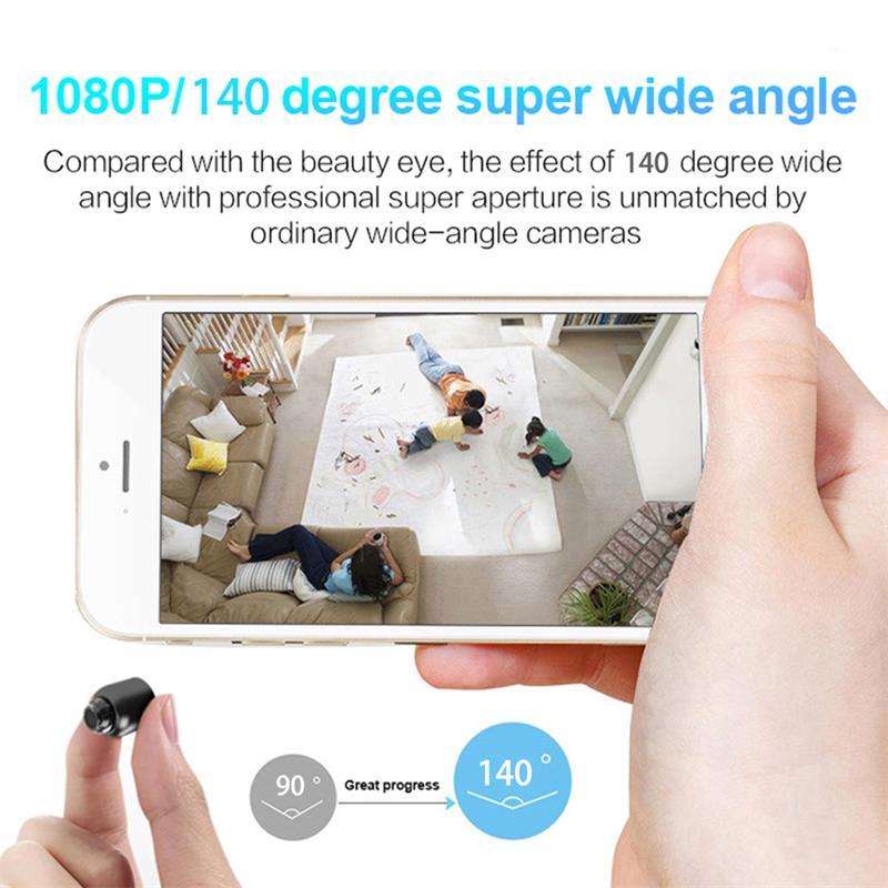Mini WiFi Camera 1080P HD Indoor Safety Security Monitor,Motion Detection Wireless Night Vision IP Surveillance Camera
