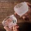 1Pc Japanese Glass Tea Cup Portable Personal Single Cup Tea Set Accessories Lotus Teacup Custom Household Drinkware