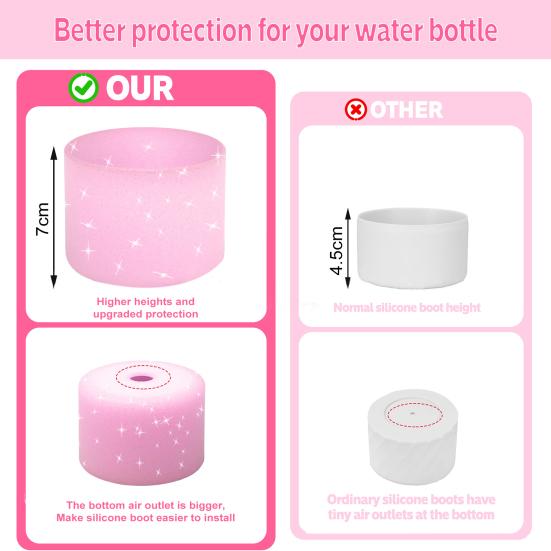 2шт силиконовый чехол для бутылки с водой Owala 24 унции 32 унции противоскользящий
