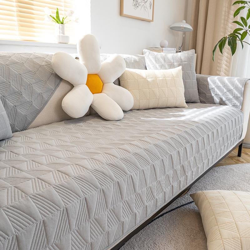 Sofa Cushion Four Seasons Universal Simple Modern Non-Slip Summer Sofa Cover Seat Cushions Backrest Towel Cover Cloth Universal Cover