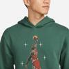 Jordan Толстовка с капюшоном Essentials Fleece с принтом Jumpman Basketball, мужская зеленая толстовка DC9714-333