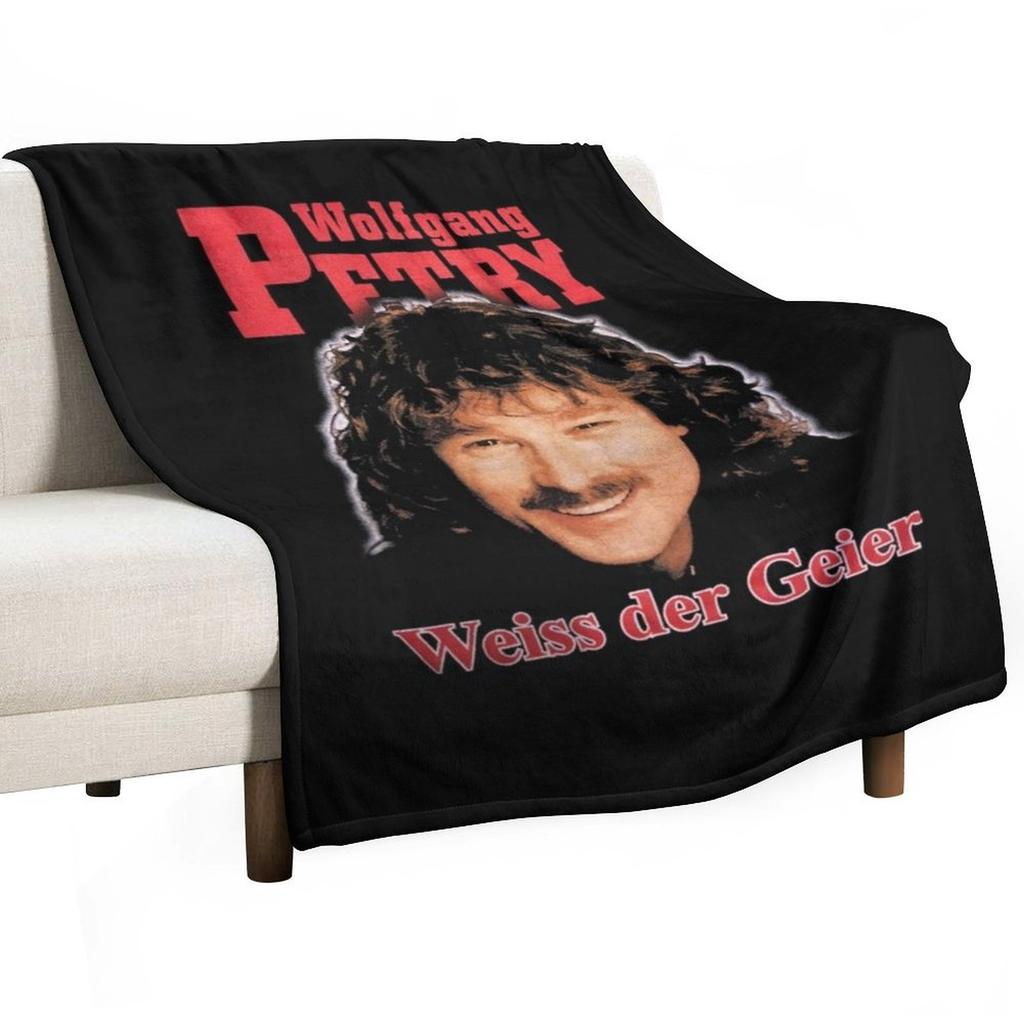 Wolfgang petry Weiss der geier Throw Blanket For Decorative Sofa blankets ands warm winter Heavy Blankets