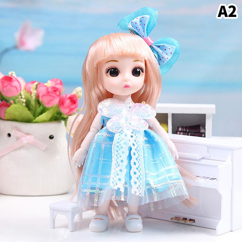 17 см кукла с одеждой обувью DIY подвижные суставы принцесса фигурка подарочные игрушки