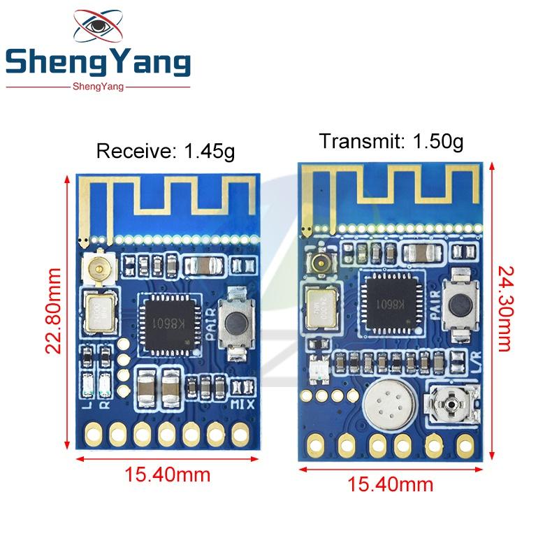 2.4G Wireless Microphone Audio Signal Transceiver Module Board 3.3-5.0V Receiving And Transmitting Module