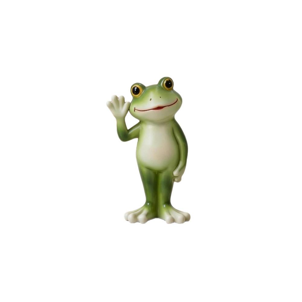Resin Material Miniature Frog Statue Creative Craft Frog Garden Decor  Bonsai Plants