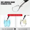 Stainless Steel Tongue Scraper Adult Oral Hygiene Tongue Coating Brush Mouth Bad Breath Remover Cleaner