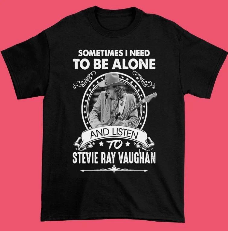 New Stevie Ray Vaughan Classic Black Unisex S-2345XL T-Shirt