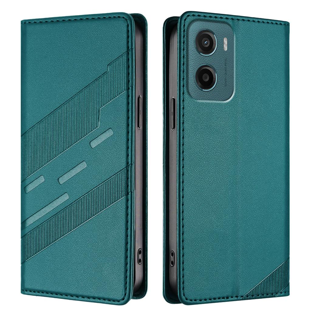 For Motorola Moto G05 4G Phone Cases Punk Style Imprinted Wallet Stand Leather Cover