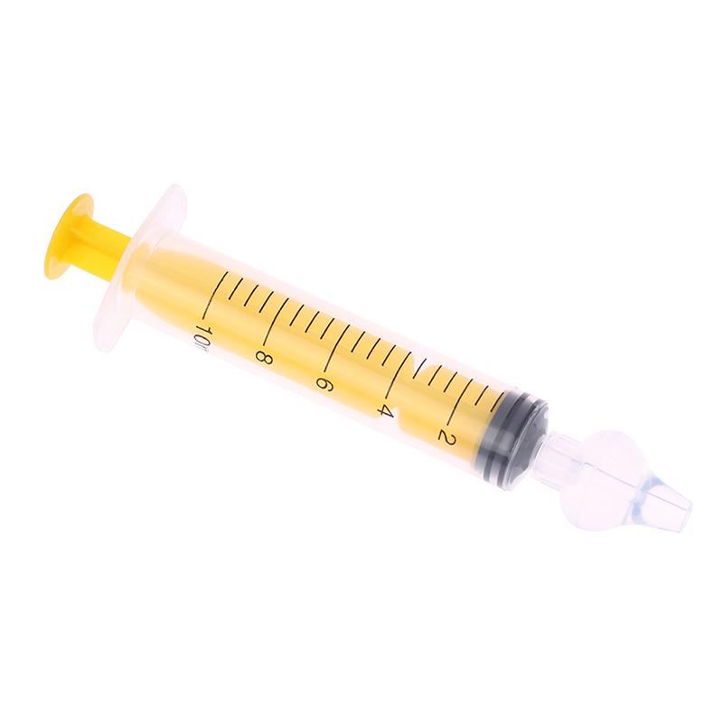 1Pc 10Ml Baby Syringe Silicone Nasal Aspirator Nasal Cleaning Care Tool