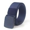 Men's Canvas Belt POMSmooth Buckle Tactical Belt Student Military Training Security