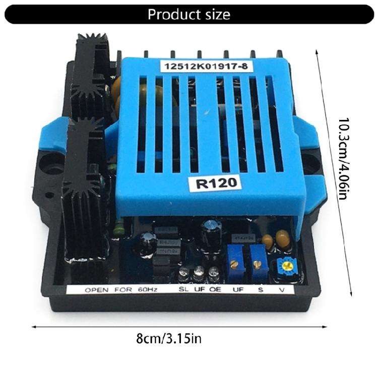 R120 Автоматический регулятор напряжения Плата стабилизации для термостойких характеристик, повышает безопасность оборудования