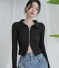 AVANDRESS Vivid Collar Twoway Knit Zip-Up - 6Col