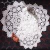 Crochet Cup Mat Round Placemat Tablecloth Hollow Lace Coaster  Table Decoration