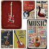 Decorative Music Metal Posters Retro Rock Metal Signs Tin Signs Wall Decoration Bar Men Cave Iron Painting
