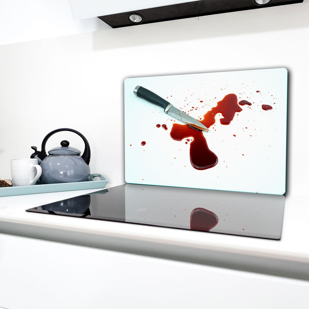 GLASS PROTECTIVE PLATE FOR STOVE 80x52 PIECE