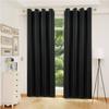 Затемняющая теплоизоляционная штора из полиэстера высокой плотности, однотонная, оконные драпировки, современный минималистичный декор для спальни, гостиной
